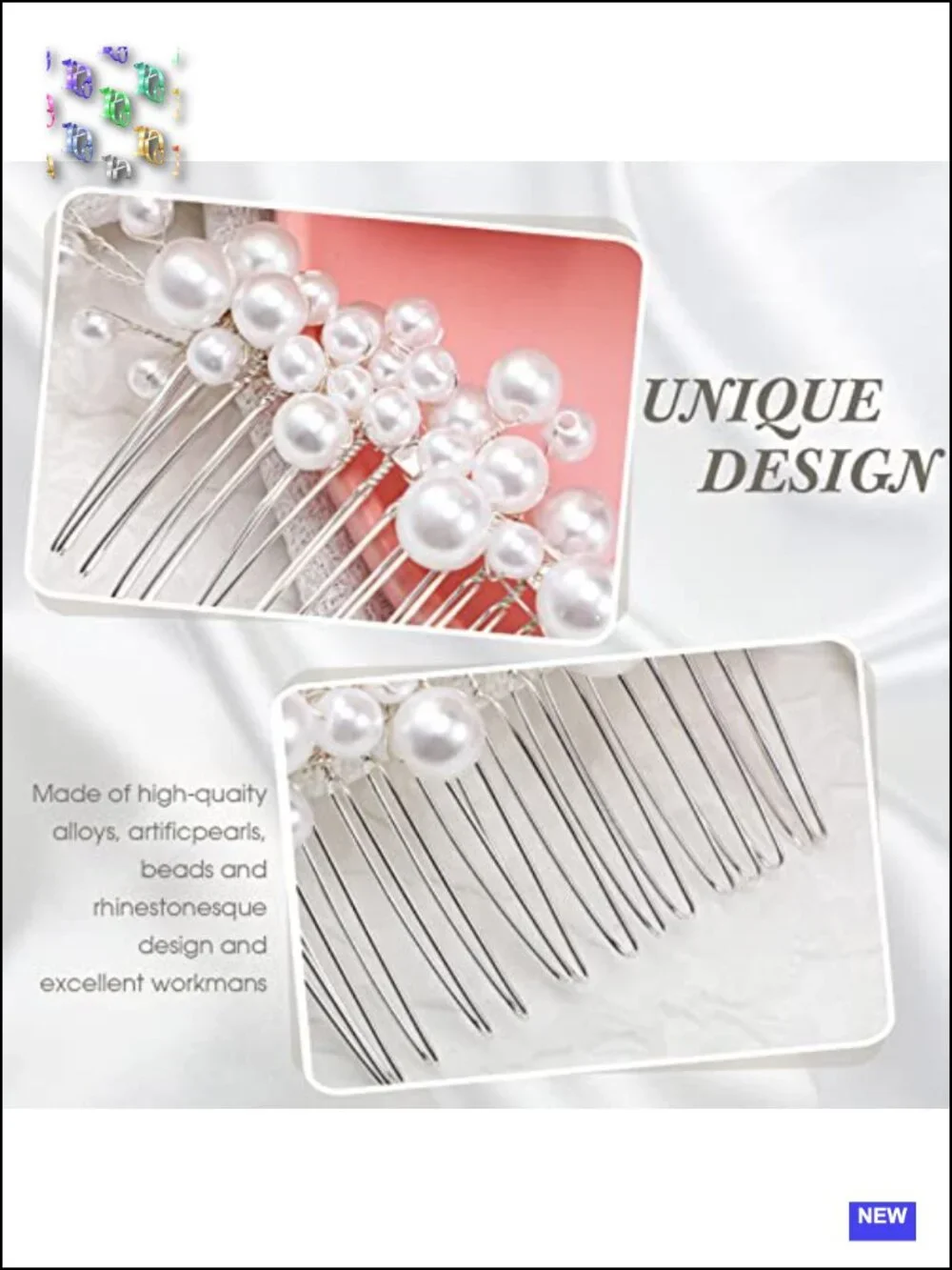 9 Pcs Pearl Hair Pins Wedding Hair Accessories for Bridesmaids